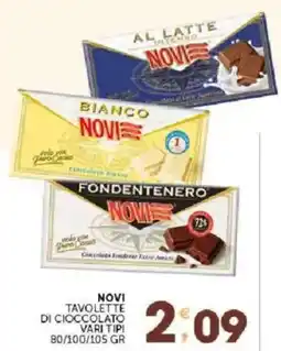 Sisa Novi Tavolette di cioccolato vari tipi offerta