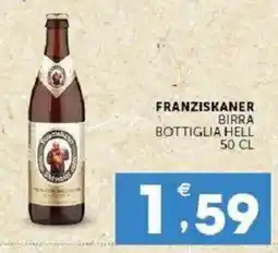 Sisa Franziskaner birra bottiglia hell offerta