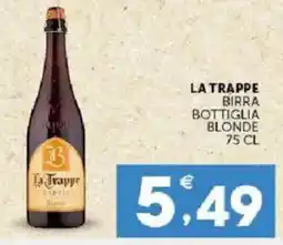 Sisa La Trappe birra bottiglia blonde offerta
