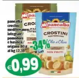 Il Castoro Supermercati Crostini Mediterraneo panealba offerta