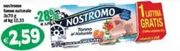 Il Castoro Supermercati Nostromo Tonno al Naturale offerta
