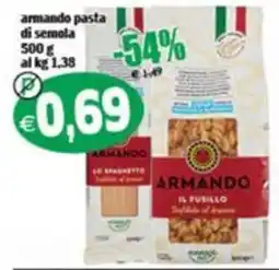 Il Castoro Supermercati Armando pasta di semola offerta