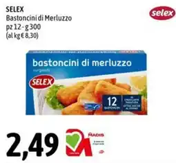 Madis Bastoncini di merluzzo Selex offerta