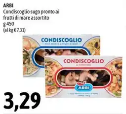 Madis Condiscoglio sugo pronto ai frutti di mare assortito offerta