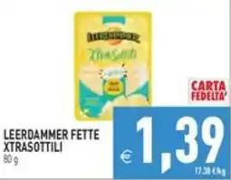 Pim Supermercati Leerdammer fette xtrasottili offerta