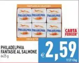 Pim Supermercati Philadelphia Fantasie al Salmone offerta