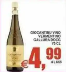 Pewex GioCantinu Vino Vermentino Gallura DOCG offerta