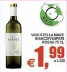 Pewex Vino Stella Mane Biancovespero Rosso offerta
