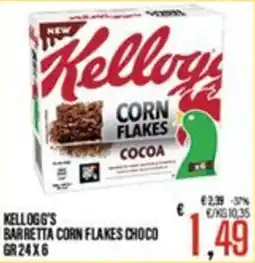 Supermercati EffePiù Kellogg's Barretta Corn Flakes Choco offerta