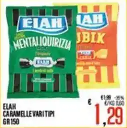 Supermercati EffePiù Elah caramelle vari tipi offerta