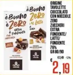 Supermercati EffePiù è Buono Zero al Latte offerta
