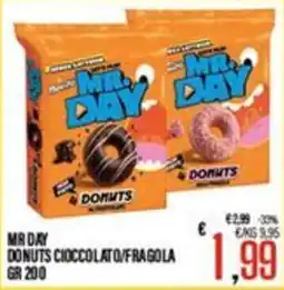 Supermercati EffePiù Mr Day donuts cioccolato offerta