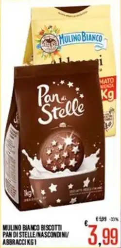 Supermercati EffePiù Mulino Bianco biscotti pan di stelle offerta