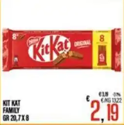Supermercati EffePiù Kit Kat Family offerta