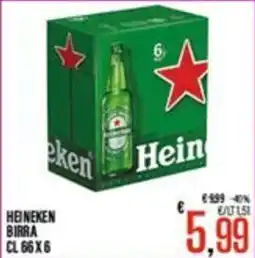 Supermercati EffePiù Heineken birra offerta