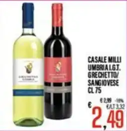 Supermercati EffePiù Casale Milli Grechetto/Sangiovese offerta
