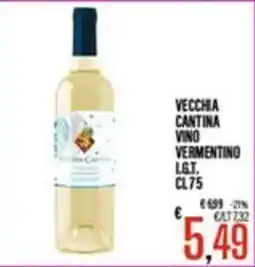 Supermercati EffePiù Vecchia Cantina Vino Vermentino offerta