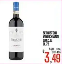 Supermercati EffePiù Serristori vino chianti offerta