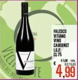 Supermercati EffePiù Falesco Vitiano Vino Cabernet offerta