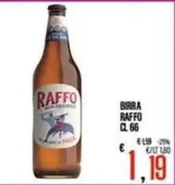Supermercati EffePiù Birra Raffo offerta