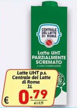 Ipercarni Latte UHT parzialmente scremato Centrale del Latte di Roma offerta