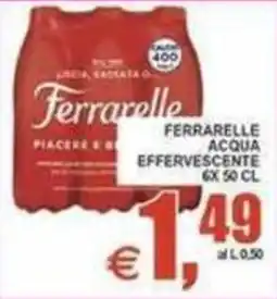 Pewex Ferrarelle acqua effervescente offerta