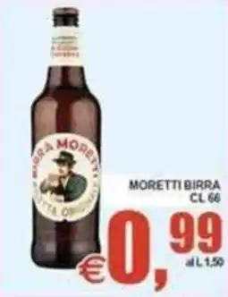 Pewex Moretti birra offerta