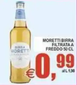 Pewex Moretti birra filtrata a freddo offerta
