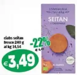 Il Castoro Supermercati Ciabs seitan offerta