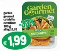 Il Castoro Supermercati Garden Gourmet cotolette cavolfiore offerta