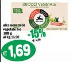 Il Castoro Supermercati alce nero dado vegetale bio offerta
