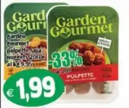 Il Castoro Supermercati Garden Gourmet polpette soia offerta