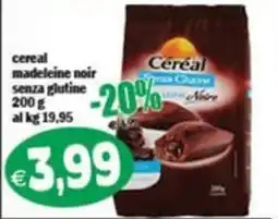 Il Castoro Supermercati Céréal madeleine noir senza glutine offerta
