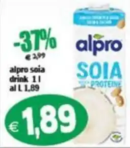 Il Castoro Supermercati alpro soia drink offerta