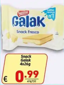 Ipercarni Snack Galak offerta