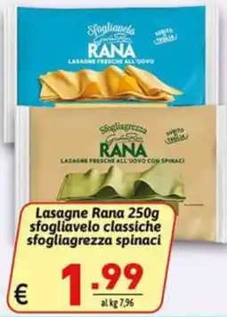 Ipercarni Lasagne Rana sfogliavelo classiche offerta