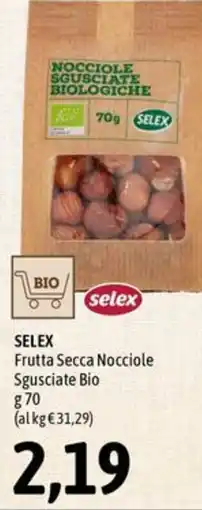 Madis SELEX Frutta Secca Nocciole Sgusciate Bio offerta