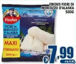 Sacoph Findus Fiori di merluzzo d'Alaska offerta