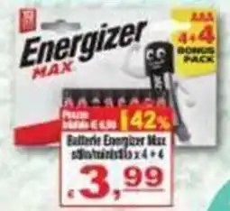 CTS Supermercati Batterie Energizer Max offerta