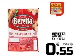 SpesaPiù Supermercati Beretta Wurstel Classici offerta
