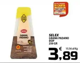 SpesaPiù Supermercati Selex Grana Padano DOP offerta