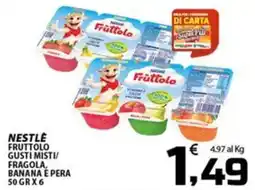 SpesaPiù Supermercati Nestlé Fruttolo offerta