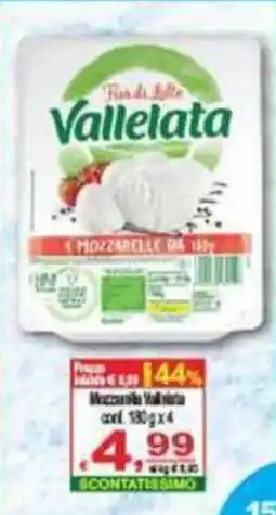 CTS Supermercati Mozzarella Vallelata offerta
