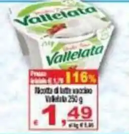 CTS Supermercati Ricotta di latte vaccino Vallelata offerta