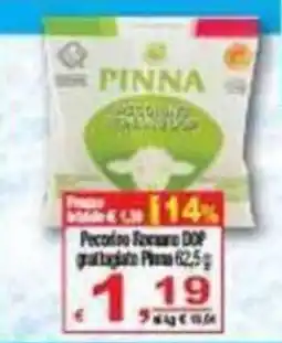 CTS Supermercati Pecorino Romano DOP grattugiato Pinna offerta