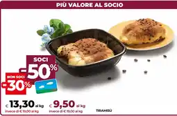 Unicoop Tiramisù offerta