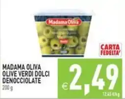 Pim Supermercati Madama Oliva olive verdi dolci denocciolate offerta