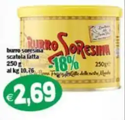 Il Castoro Supermercati Burro SoreSina offerta