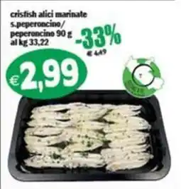 Il Castoro Supermercati Crisfish alici marinate s.peperoncino offerta