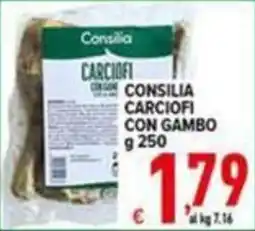 Iper Triscount Consilia carciofi con gambo offerta